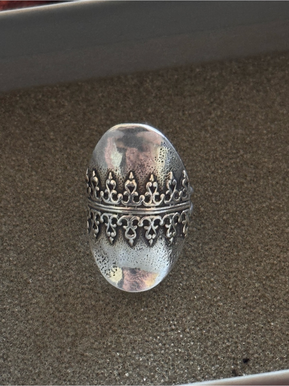925 LIRM Designer Ring size 7 0.260 oz